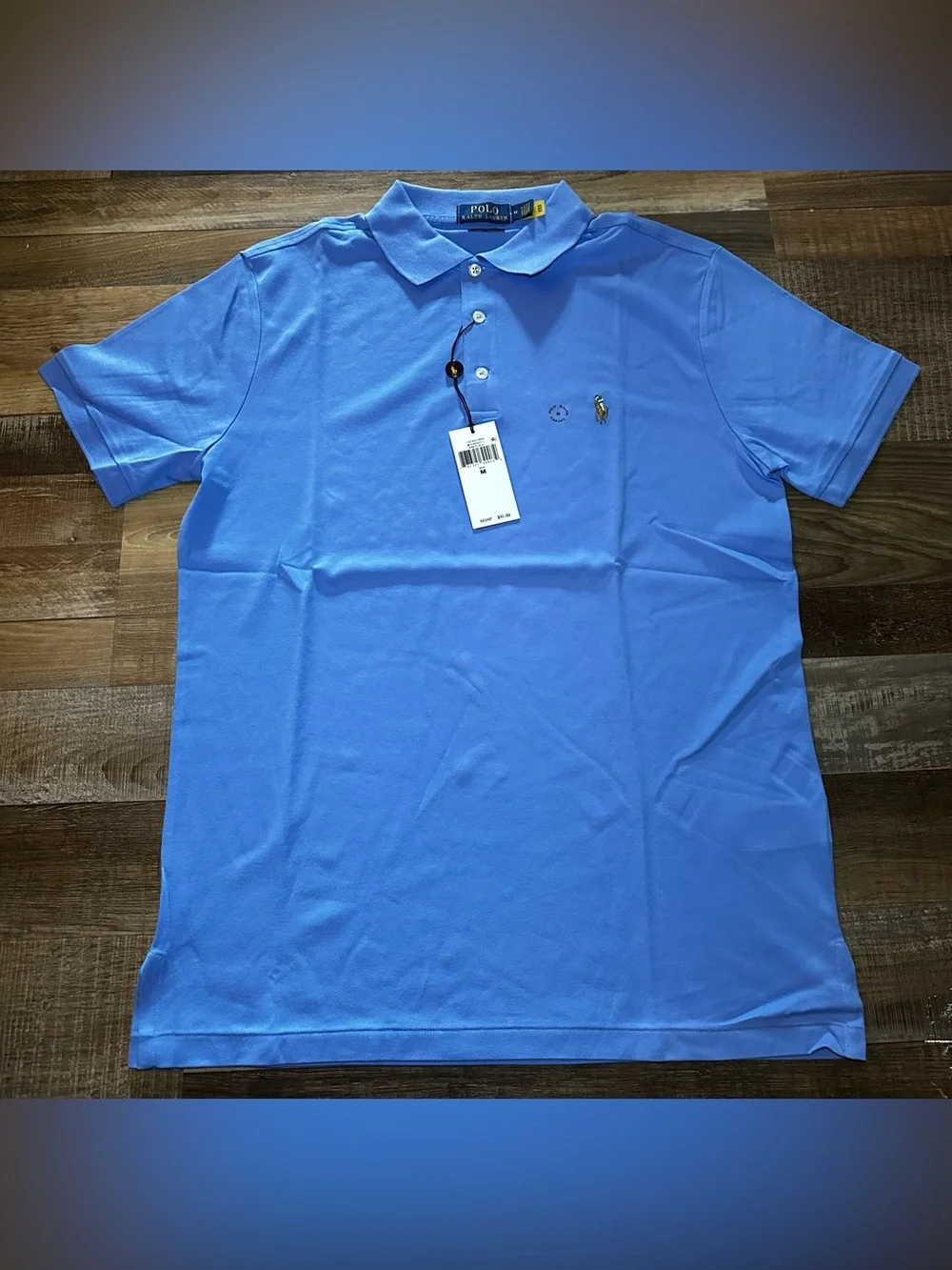 Ralph Lauren Men's Polo in Sky Blue with Embroidered Pony
